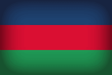 Nacionalna zastava Kraljevine, stilizovana statična